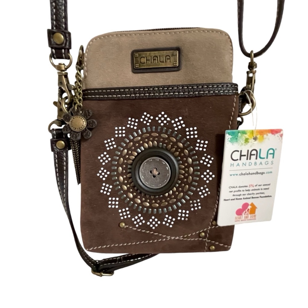 Chala Brown Convertible Purse - 3 Ways to Use - NWT